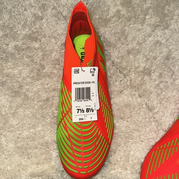 NWT adidas Predator Edge+ FG soccer cleats - Picture 3 of 4